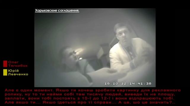 Тягнибок скрытая камера!