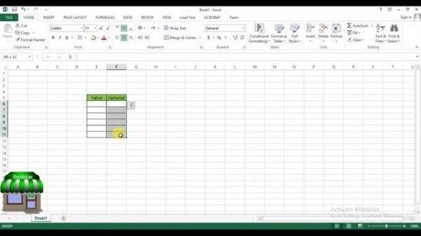 EXCEL FUNCTION Factorial (Factorial )