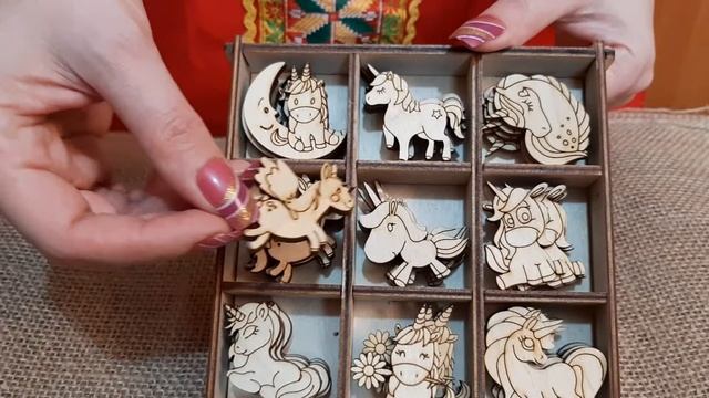 Заготовки из фанеры Единороги