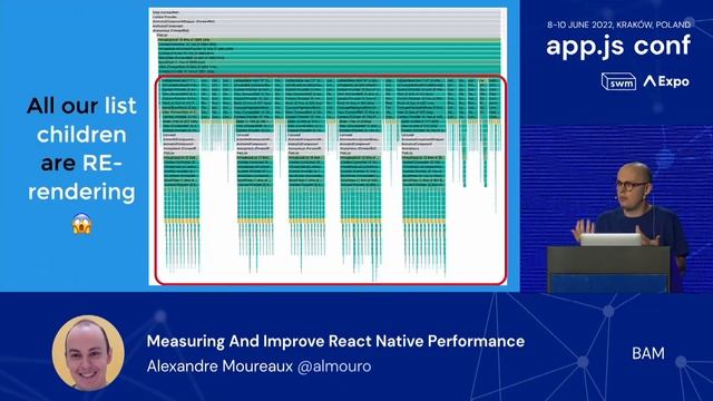 Measuring and Improving React Native Performance | Alexandre Moureaux | App.js Conf 2022 смотреть онлайн