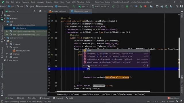 How to add AM/PM in Time Picker Dailog Android Studio || add AM/PM TextView or EditText смотреть онлайн