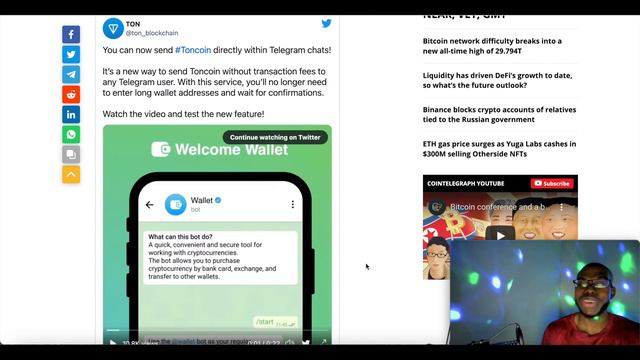 TONCOIN Telegram Crypto Token - Price Prediction 2022 & Crypto News Today смотреть онлайн