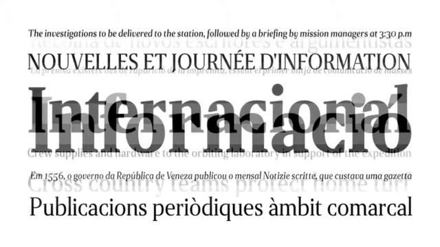 Gazeta Font from Vanarchiv смотреть онлайн