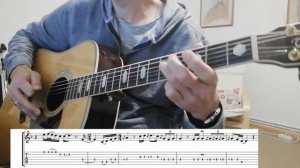 Long after you're gone (Chris Jones) - Tutorial with tabs, Guitar 2