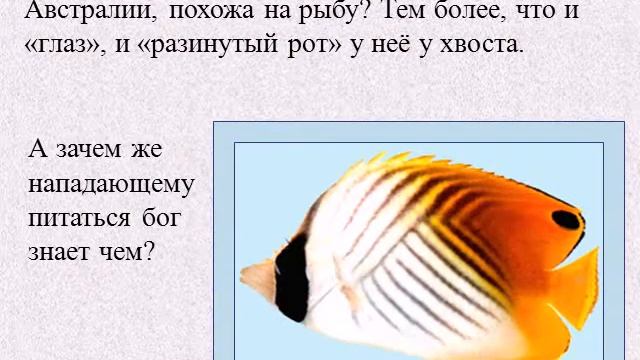 Приспособления животного мира. Рыбы. смотреть онлайн