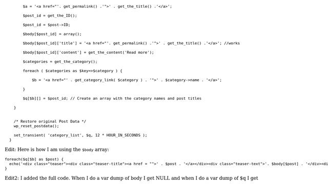 Wordpress: get_the_content not working in loop? смотреть онлайн