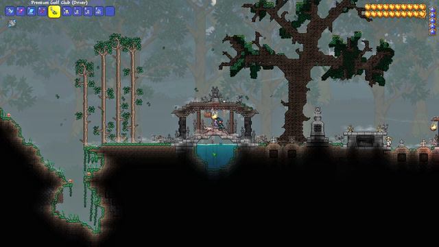 Moon Lord Church with Graveyard Build - Trickshot Golf - Terraria 1.4 Journey's End смотреть онлайн