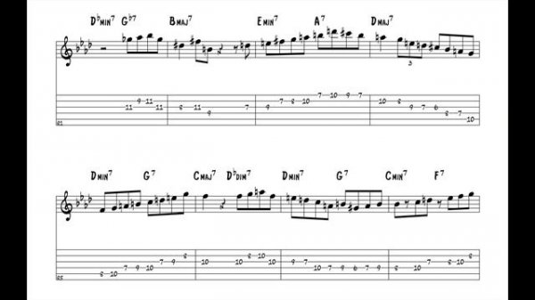 "Four Brothers" - Contemporary Jazz Guitars (Jazz Guitar Transcription)