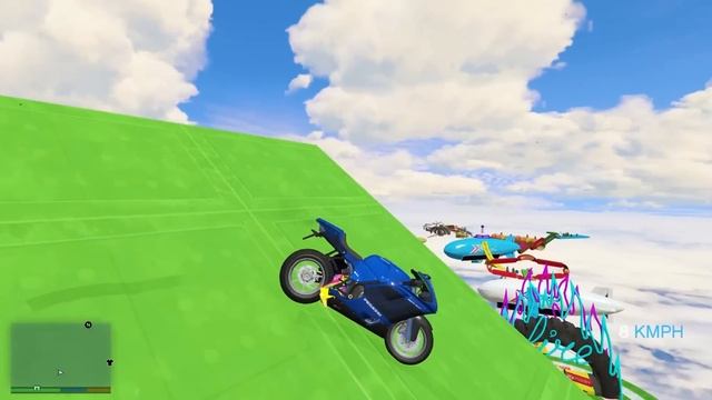 FRANKLIN TRIED IMPOSSIBLE LONGEST GREEN TUNNEL PARKOUR RAMP CHALLENGE GTA 5 | SHINCHAN and CHOP смотреть онлайн