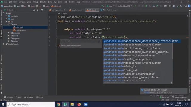 Animations/Tween Animations in Android | Java | Android Studio Tutorial - Quick + Easy смотреть онлайн