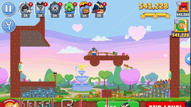 HOW TO GET 3 Stars for ALL LEVELS ANGRY BIRDS FRIENDS TOURNAMENT 1356 without POWER ( NO POWER-UP ) смотреть онлайн