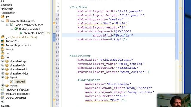 Android RadioButtons смотреть онлайн