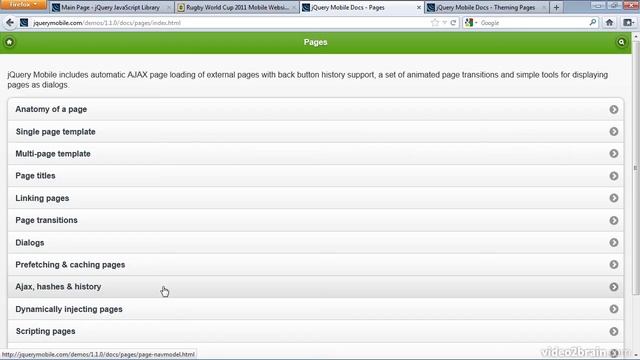 jQuery vs. jQuery Mobile смотреть онлайн