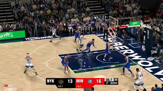 Timberwolves vs Knicks Highlights Nba 2k14 roster 2022 смотреть онлайн