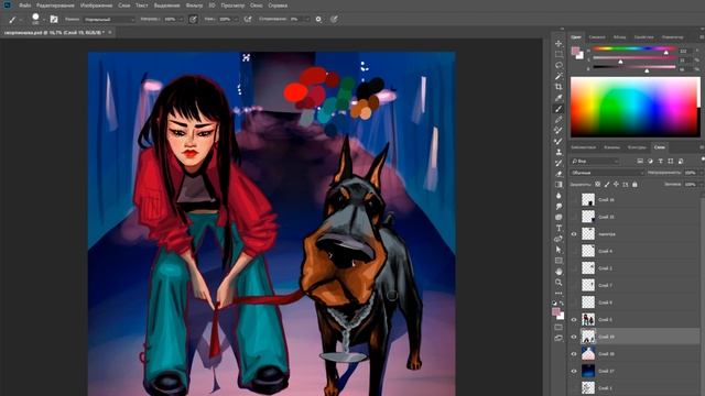 SPEEDPAINT - знак зодиака скорпион смотреть онлайн