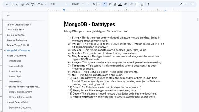 #13: Datatypes in MongoDB | Type of datatypes in mongodb | MongoDB Tutorial Hindi смотреть онлайн