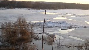 Ледоход на Оке в Серпухове