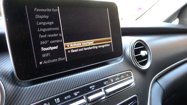 How to Enable or Disable Touchpad in Mercedes V Class W447 ( 2014 - now ) смотреть онлайн