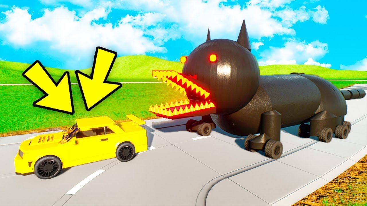 БЕШЕНЫЙ КОТ ПОЖИРАТЕЛЬ ПРОТИВ ЛЕГО МАШИН! САМЫЕ УГАРНЫЕ ЛЕГО ПОГОНИ В БРИК РИГС (Brick Rigs) смотреть онлайн