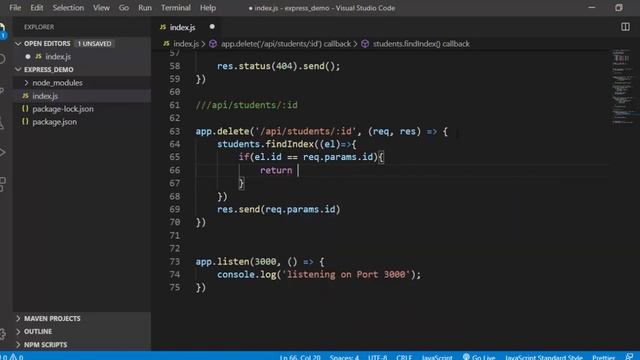 39. Delete Request | Node Js | In Hindi смотреть онлайн