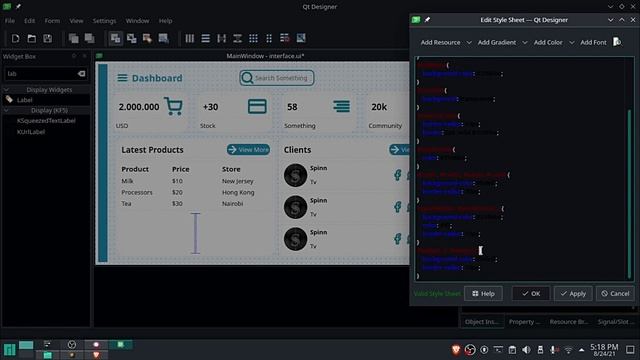 Responsive And Animated Admin Dashboard | Python QT | QT Designer | PySide | PyQt | Modern GUI смотреть онлайн