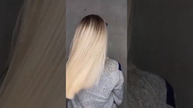 Красивое окрашивание. Красивый блонд. Мелирование. Babylights. Нейтральный блонд.