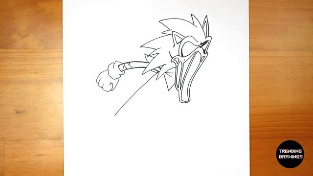 How To Draw FNF MOD Character - Corrupted Pibby Sonic Easy Step by Step смотреть онлайн