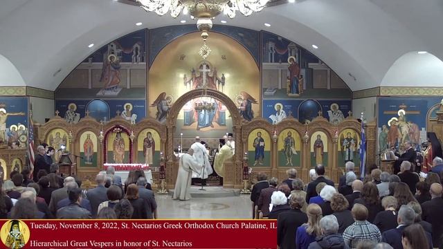 Hierarchical Great Vespers In Honor Of St. Nectarios 11/8/22