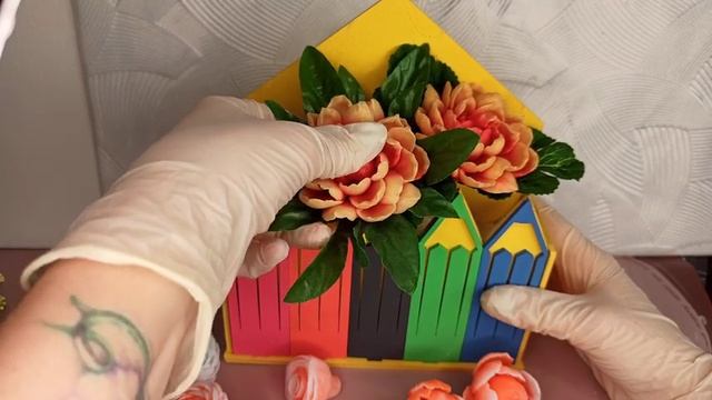 Осеняя композиция в деревянном кашпо с желудями.Мыловарение.Букет для учителя.Букет к1 сентября.soa смотреть онлайн