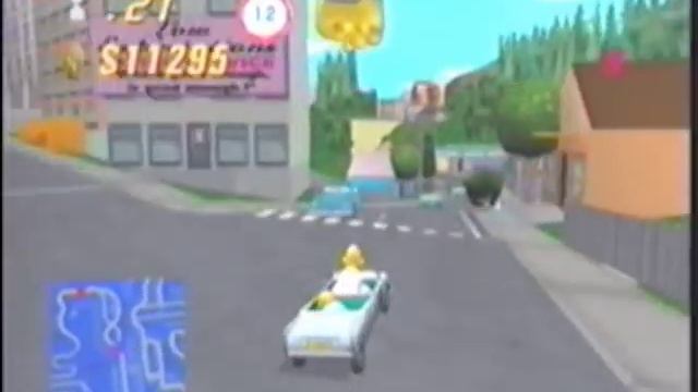 The Simpsons Road Rage (Xbox) Gameplay смотреть онлайн