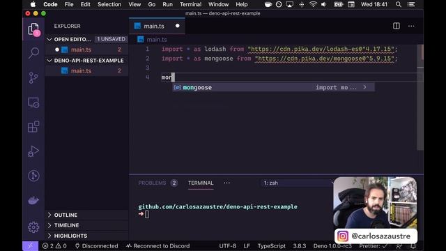 DENO.js ? - Cómo Gestionar DEPENDENCIAS y PAQUETES sin Package.json смотреть онлайн