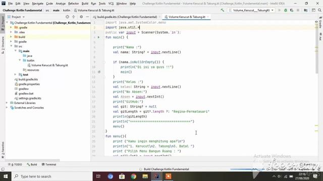 CARA MENJALANKAN PROGRAM KOTLIN || ~Challenge Kotlin Fundamental~ смотреть онлайн