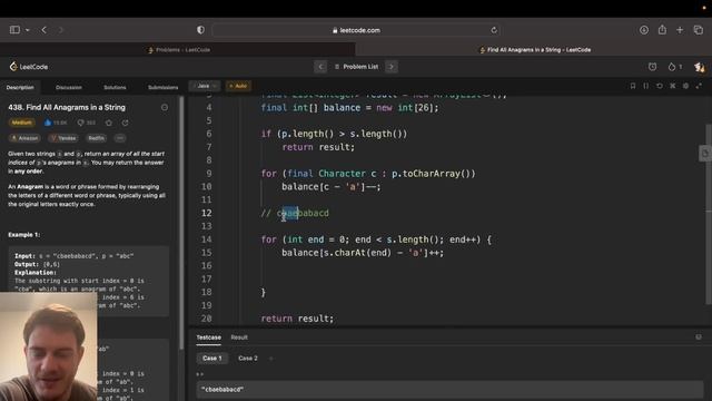 Leetcode Solution - 438 Find All Anagrams in a String смотреть онлайн