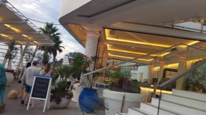 Крым, Ялта, новая Набережная, часть 1, от Эспаньолы до Грин Холла. Съёмка 23.07.2023, вечер, 19:30