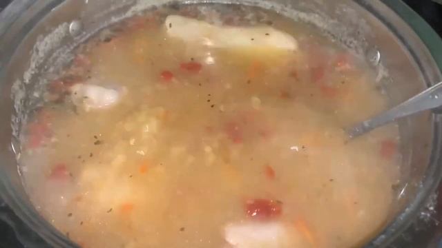 Итальянский супчик, готовый набор, варим и пробуем.