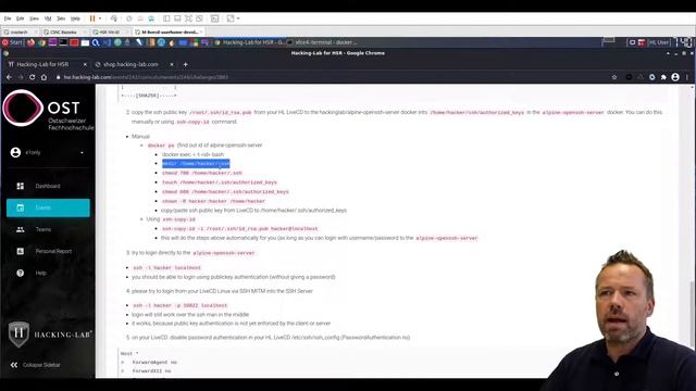 SSH Man in the Middle Exercise in Hacking-Lab смотреть онлайн