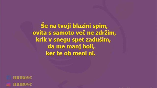Sanja Grohar - Ko sneži (besedilo) смотреть онлайн