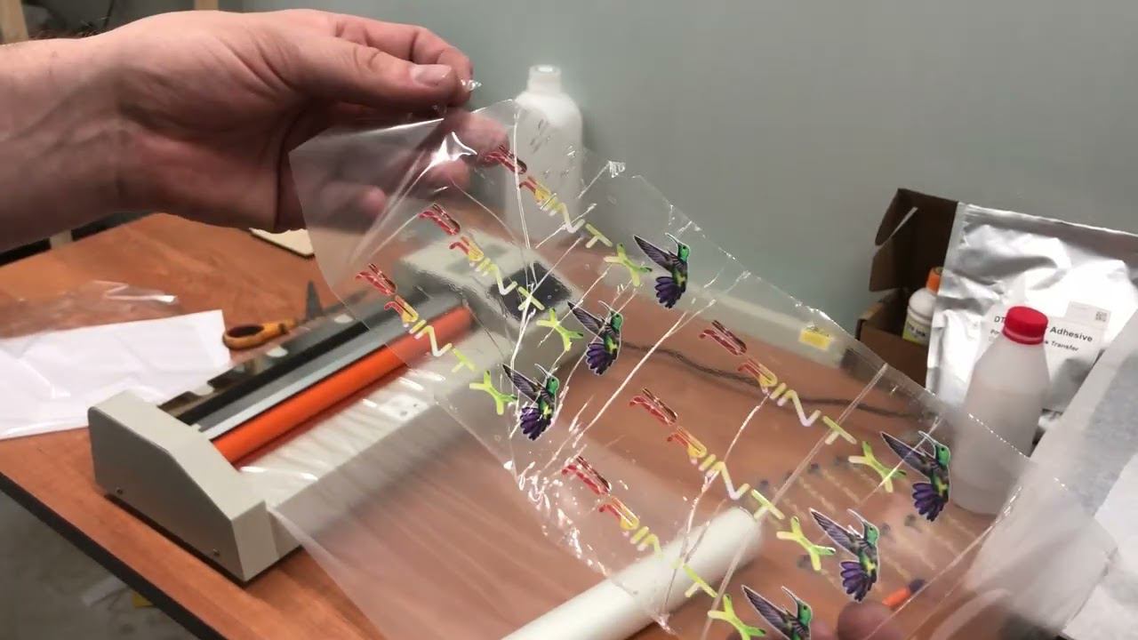 Тестирование и обзор на технологию печати DTF UV (ДТФ УФ пленка) смотреть онлайн