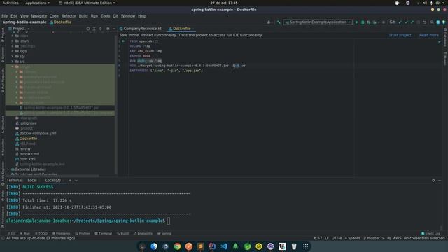 Cómo crear un Dockerfile para un servicio hecho en Java y Spring boot смотреть онлайн