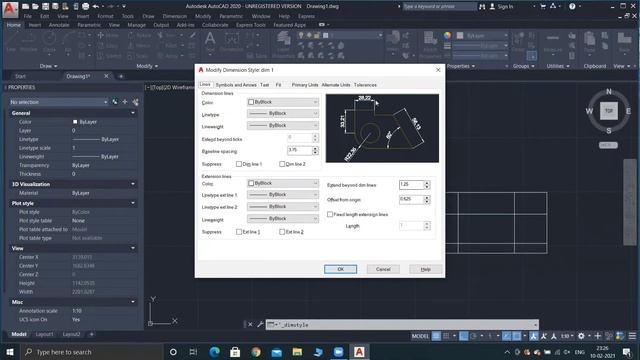 AutoCAD - DIMENSION STYLES - PART 1 #Traning/17 #ENGLISH #BIMLABS смотреть онлайн