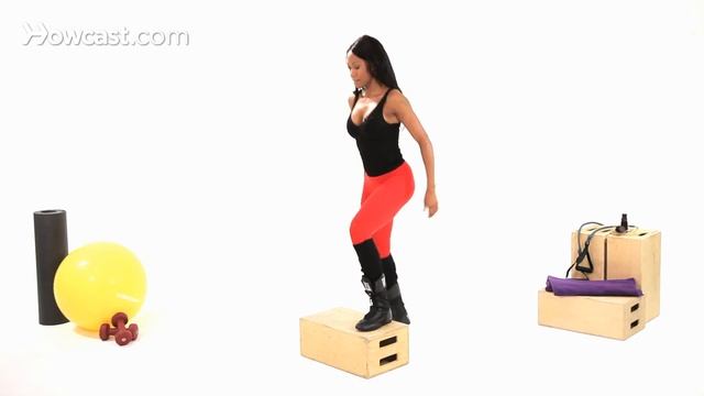 How to Do a Box Jump | Plyometric Exercises смотреть онлайн