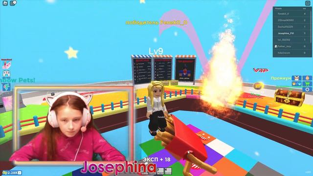 Играем в Roblox: побег из Магнита, Color Block, Снежные гонки и Falling color block! смотреть онлайн
