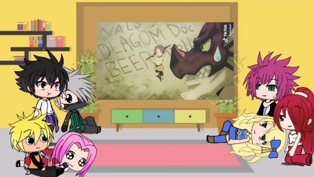 реакция хвоста феи и Наруто#3 ||gacha life|| смотреть онлайн