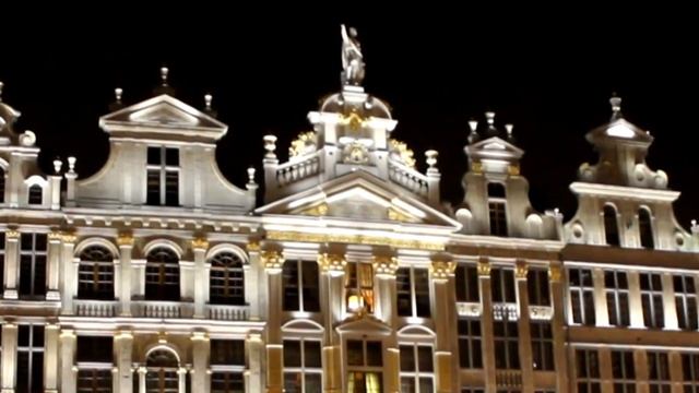 Brussels, the Grand Place in lights | Брюссель, Гран-Пласа в огнях смотреть онлайн