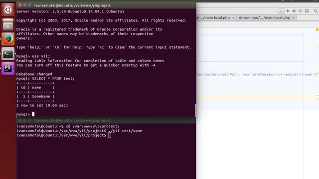 09 - Уроки Linux. Настройка БД yii2, задачи в cron смотреть онлайн