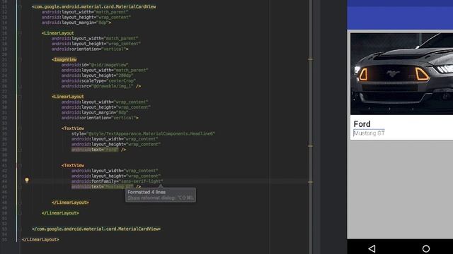 Android Studio - CardView - MATERIAL DESIGN смотреть онлайн