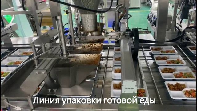 Линия упаковки готовой еды смотреть онлайн