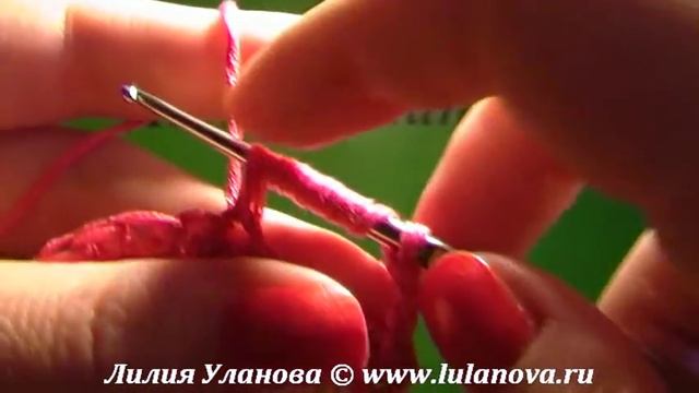 Обвитый Столбик (Приемы вязания крючком) смотреть онлайн