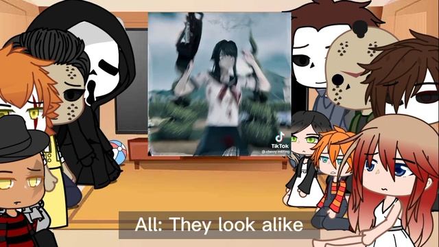 Slashers reacts to F!Y/N as Ayano Aishi [Part 1/3] ||Gacha Club|| Uve смотреть онлайн