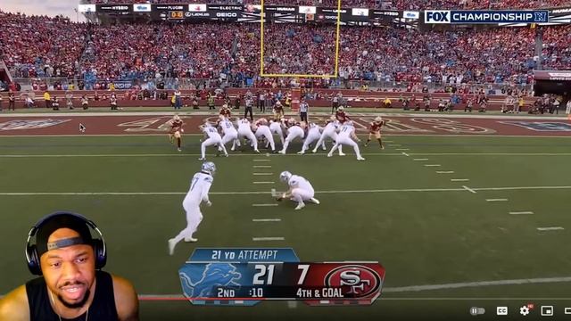 Seahawk fan watching Lions vs. San Francisco 49ers | NFC Championship | Game Highlights | reaction смотреть онлайн